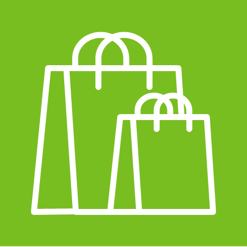Shopping bags logo